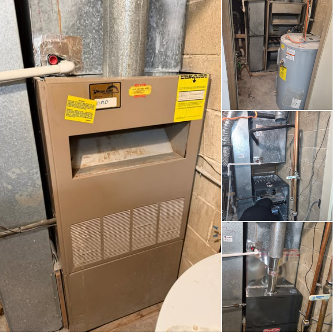 New furnace installation project